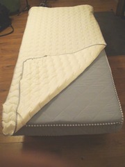 Fold Up Guest Bed with IKEA Mattress 90cm x 200 cm (inc Mattress Prot)